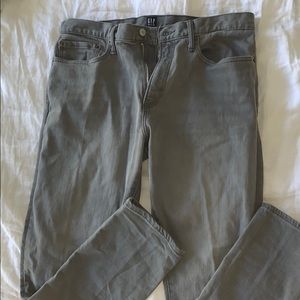 Gap gray denim jeans